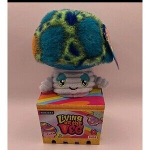 Living On The Veg Jeremy Mushroom Plush Russ Kellytoy Fun Guy Series 1 New